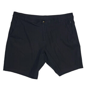 Lululemon Men’s Commission Classic Black Casual Flat Front Golf Shorts Size 38